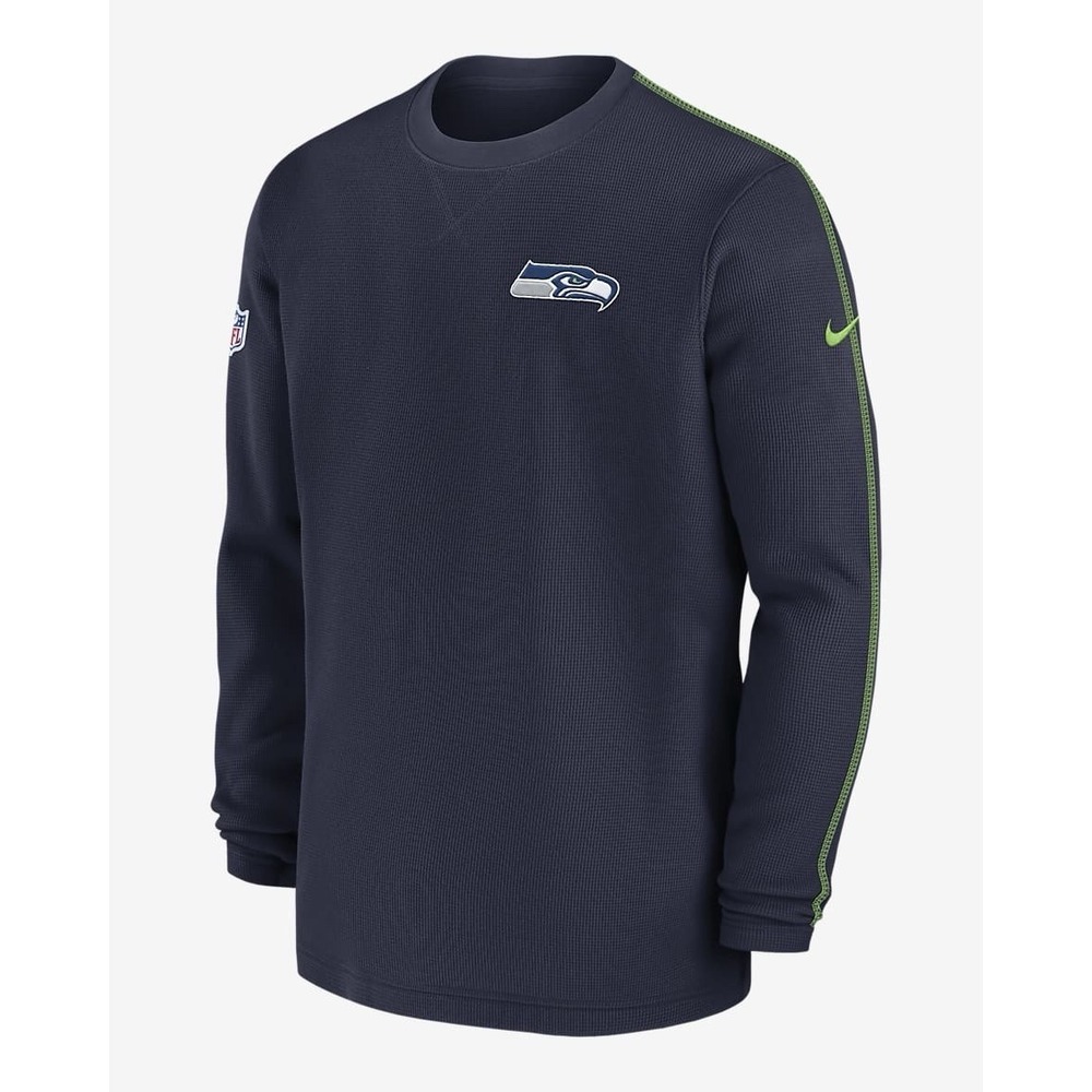 Men's Nike Seattle Seahawks Sideline Coach   NFL Long-Sleeve Top Thermal XL